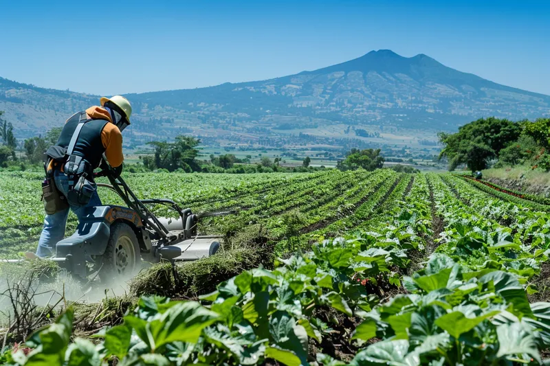 Adaptacion de Desbrozadoras para Diferentes Tipos de Vegetacion